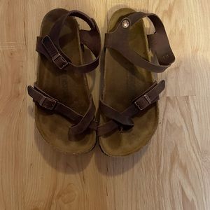 Birkenstock Oiled Leather Taormina in Habana (womens 6)